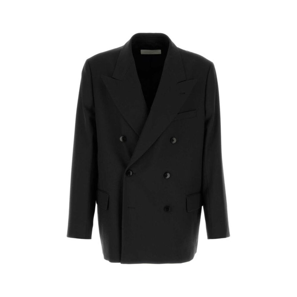 Dries Van Noten Men Black Wool Bosier Oversize Blazer